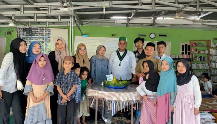 Milad HMI ke-78, Ketua HMI Cabang Binjai Gelar Syukuran Bersama Anak Yatim