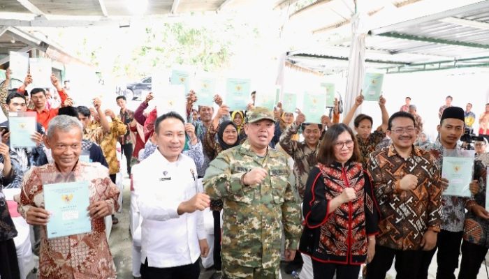Sertipikat Hasil Konsolidasi Tanah Bantu Warga dalam Aspek Ekonomi dan Kurangi Kesenjangan Sosial