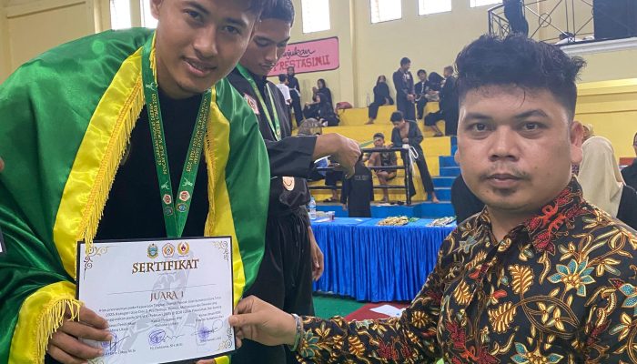 Mahasiswa FDK UINSU Juara I Pencak Silat Kejurda Sumut