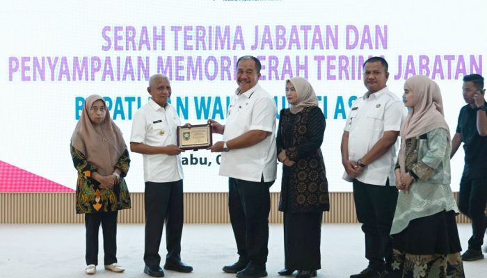 Serah Terima Jabatan Bupati Asahan, Wagub Sumut Ajak Pemkab Selaraskan Pembangunan dengan Pemprov