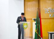 Paripurna HUT ke-26 Madina, Momen Salam Perpisahan Bupati Jafar Sukhairi