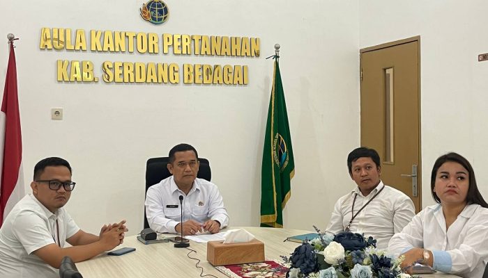 Kantah Sergai Ikuti Rapat Evaluasi Percepatan Sertifikasi Aset Tanah