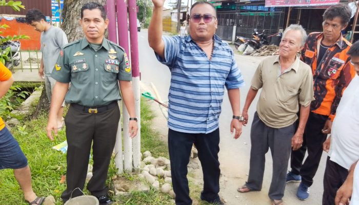 Peletakan Batu Pertama Tugu Selamat Datang Perbatasan Simalingkar B