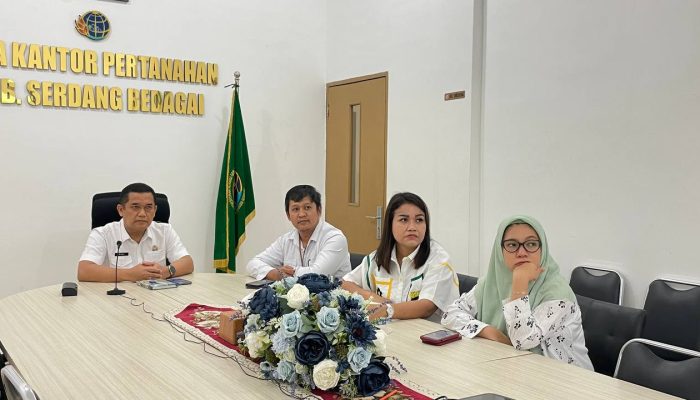 Kantor Pertanahan Serdang Bedagai Ikuti Rakor Pensertipikatan BMN 2025