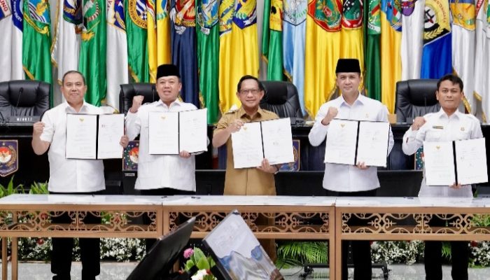 Kementerian ATR/BPN Teken Nota Kesepahaman dengan 4 K/L untuk Perkuat Sinergi Tata Kelola Pertanahan dan Tata Ruang