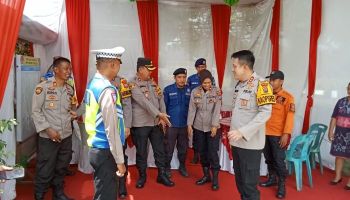Pastikan Wilayah Hukum Kondusif, Kapolres Binjai Cek PosPAM & PosYAN
