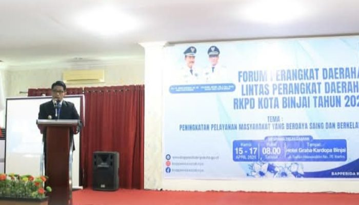 Wakil Wali Kota Binjai Buka Forum Perangkat Daerah untuk Penyusunan RKPD Tahun 2026