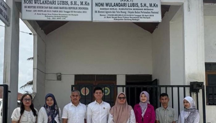 Kantor Pertanahan Serdang Bedagai Terima Kunjungan Kanwil BPN Sumut untuk Monitoring dan Pembinaan