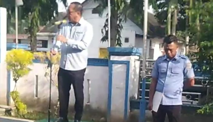 Joko Basuki Pimpin Apel Pagi Perumda Air Minum Tirtasari Binjai