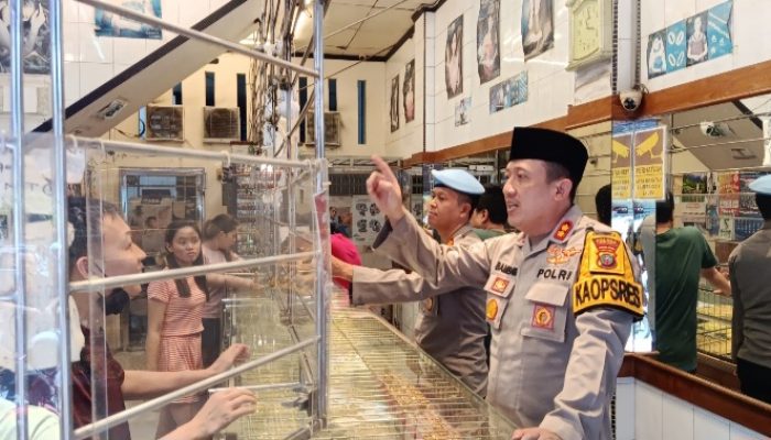 Polres Binjai Tinjau Keamanan Toko Emas, Kapolres Beri Imbauan Langkah Antisipatif