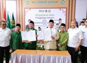 Menteri Nusron dan Ketua DPP PUI Teken MoU, Dorong Pemanfaatan Tanah Wakaf secara Produktif