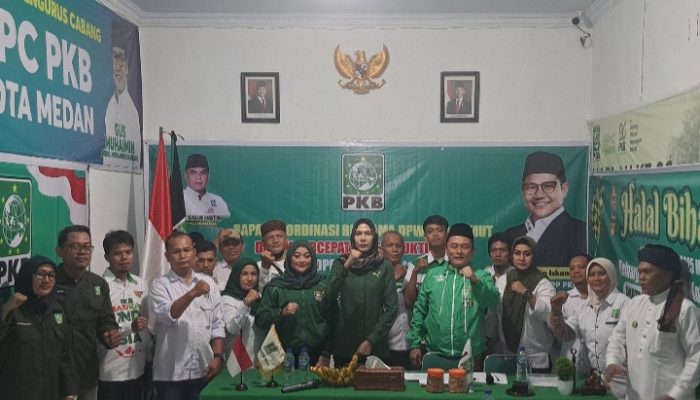 PKB Kota Medan Gelar Halal Bihalal dan Rapat Koordinasi, Serta Lakukan Aksi Sosial
