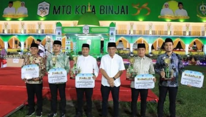 MTQ Ke-56 Kota Binjai Resmi Ditutup Wakil Wali