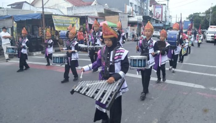 Meriah! PDBI Binjai Gelar Pawai Kirab Budaya dan Lomba Drum Band Sekaligus Pelantikan Pengurus Baru