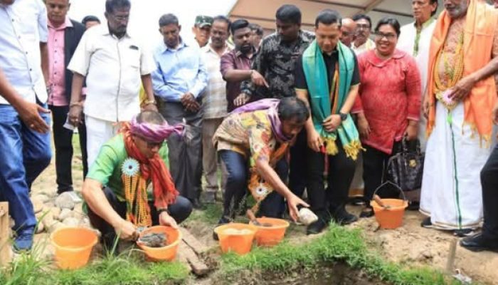 Wali Kota Binjai Letakkan Batu Pertama Renovasi Kuil Shri Shivan