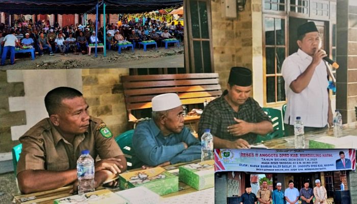 Bahran Saleh Daulay Gelar Reses ke-II Tahun Sidang 2024/2025 di Kecamatan Siabu