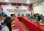 Rutan Medan Gelar Rapat Dinas Guna Tingkatkan Pelayanan Kepada Warga Binaan