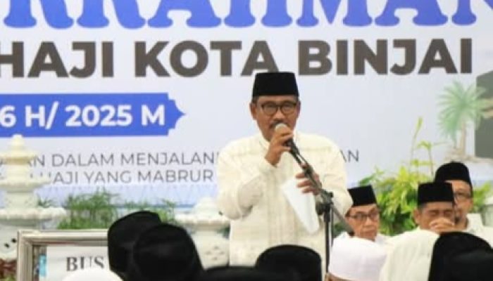 Wali Kota Binjai Lepas Keberangkatan 333 Calon Jamaah Haji ke Tanah Suci