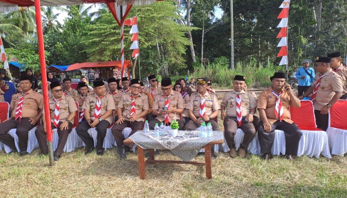 Sekda Sahnan Buka Lomba Tingkat III Regu Pramuka Penggalang Kwarcab Madina 2025