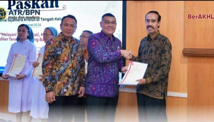 Paskah 2025, Wamen ATR/BPN Tegaskan Komitmen Sertipikasi Tanah Rumah Ibadah