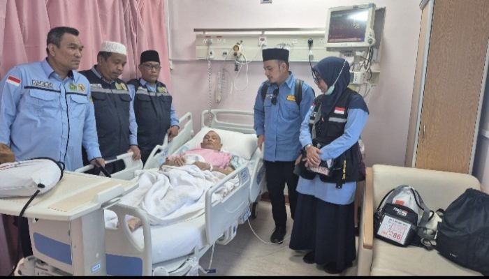 CJH KNO Kloter 2 Medan Dirujuk ke King Fath Hospital