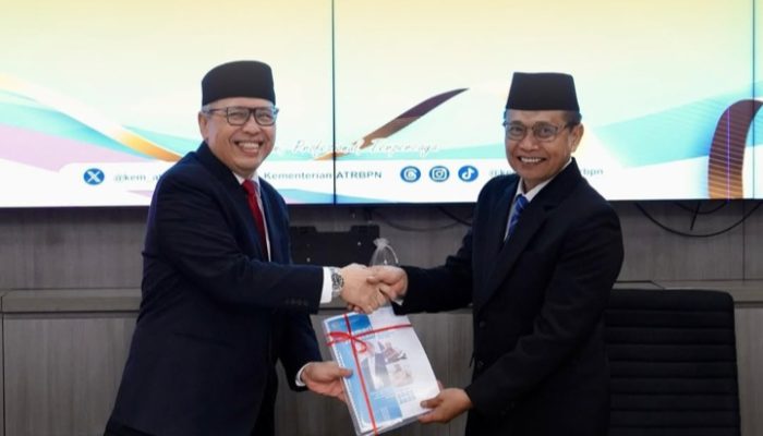 Serah Terima Jabatan Sekjen Kementerian ATR/BPN, Pudji Prasetijanto Hadi Minta Dukungan dalam Mengemban Amanah