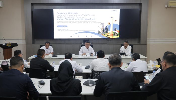 Terima Kunjungan P3N LEMHANNAS RI, Wamen Ossy Sampaikan Peran Kementerian ATR/BPN dalam Hilirisasi