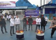 Rutan Kelas I Medan Deklarasikan Zero Halinar dan Musnahkan Barang Terlarang