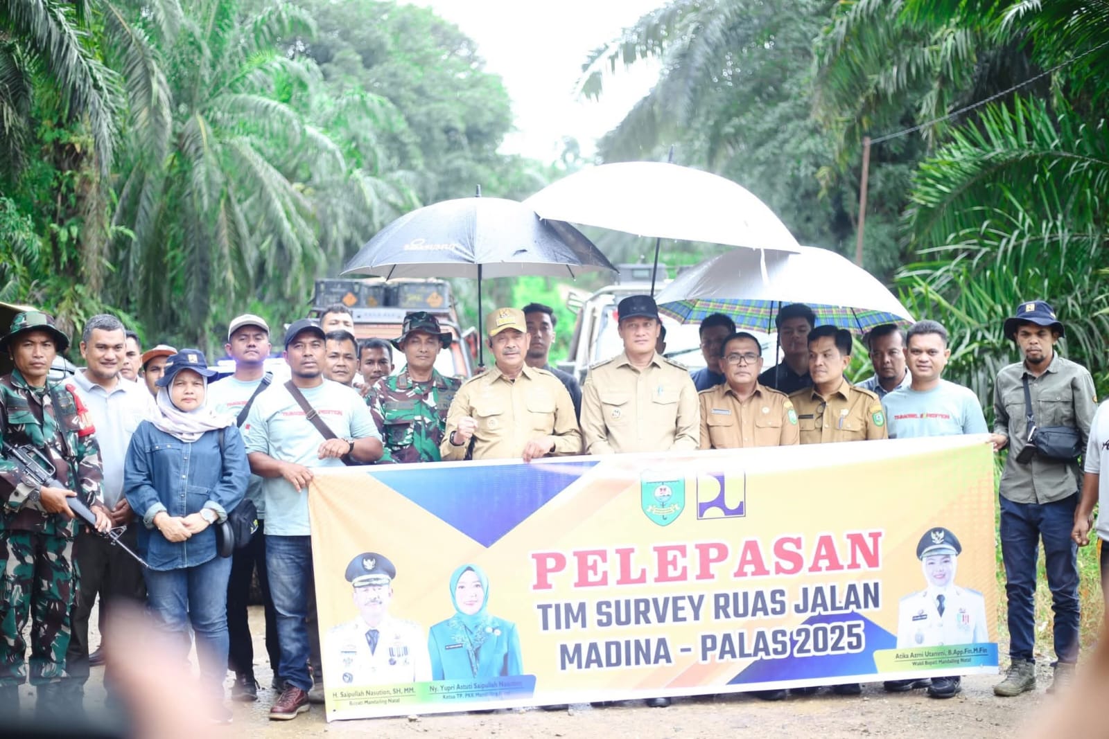 Pelepasan Tim Survei Jalan Penghubung
