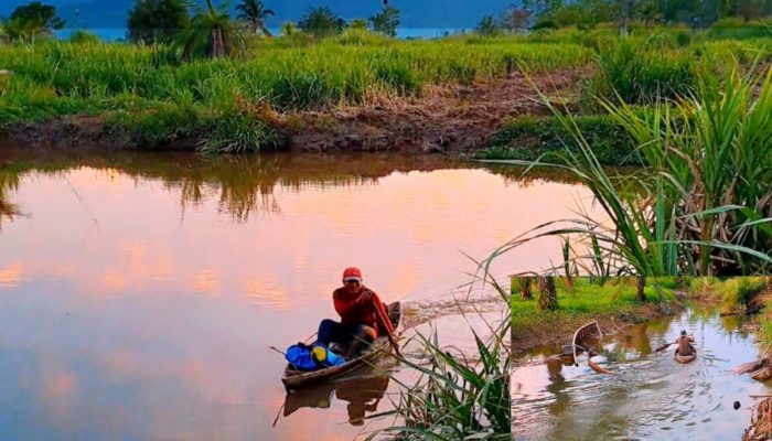 Rodang Tinapor Desa Bonandolok Madina Berpotensi Jadi Destinasi Wisata Sampan dan Pancing
