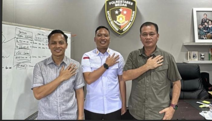 Ka.Kpr Rutan Kelas I Medan Audiensi dengan APH Polsek Helvetia