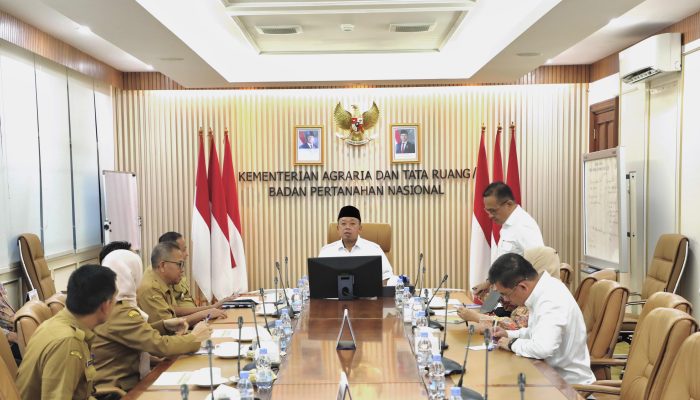 Audiensi Wali Kota Bekasi, Menteri Nusron Tekankan Kerja Sama untuk Percepat Sertipikasi Aset Pemkot