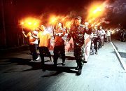 DPC Karang Taruna Siabu Gelar Pawai Obor Akbar Sambut Tahun Baru Islam 1447 H
