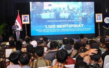 1.120 Sertipikat Tanah Diserahkan