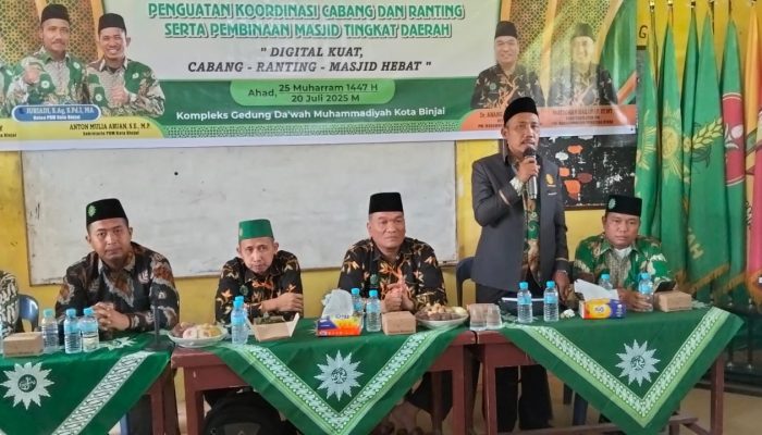 LPCRPM Muhammadiyah Sumut Sosialisasi Regional Meeting di PDM Binjai