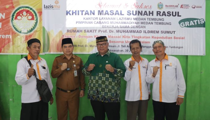 Lazismu Cabang Medan Tembung Gelar Sunat Massal di RSJ Prof dr Muhammad Ildrem