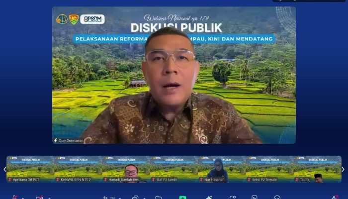 Reforma Agraria sebagai Warisan Sejarah, Wamen Ossy Sampaikan Pandangan Strategis untuk Masa Depan