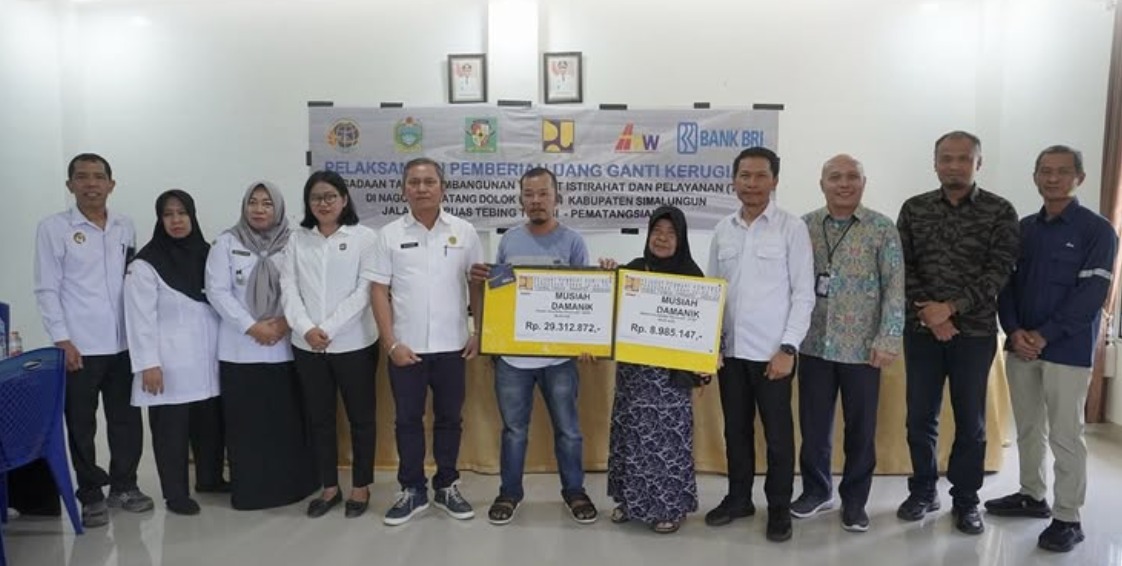 Penyerahan Uang Ganti Kerugian