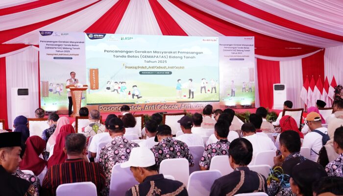 GEMAPATAS Akselerasi PTSL Terintegrasi dalam ILASPP, Kementerian ATR/BPN Targetkan Pengukuran dan Pemetaan 2 Juta Bidang Tanah