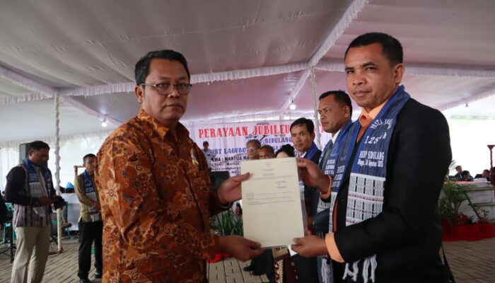 125 Tahun Berdiri, HKBP Sidulang Akhirnya Miliki Sertipikat Tanah Resmi