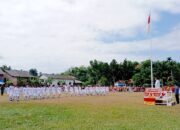 HUT ke-80 RI, Camat Mahdi Gultom Pimpin Upacara Pengibaran Bendera di Bukit Malintang