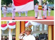Wali Kota Binjai Pimpin Upacara Pengibaran Bendera Merah Putih Peringati HUT ke-80 Kemerdekaan RI