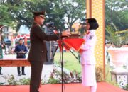 Upacara Penurunan Bendera HUT ke-80 RI di Kota Binjai Berlangsung Khidmat dan Tertib