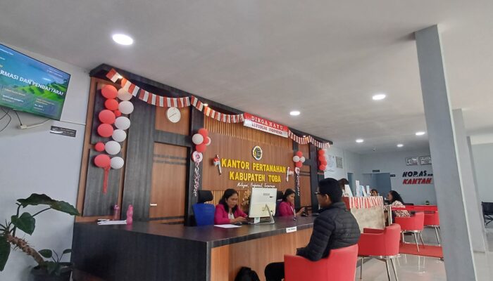 Kantah Toba Implementasikan Peralihan Hak Elektronik dan Sistem Antrian Online