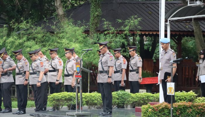 Upacara Hari Juang Polri 2025 di Polres Binjai Berlangsung Khidmat
