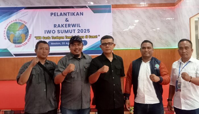 PD IWO Kota Binjai Hadiri Pelantikan dan Rakerwil IWO Sumut Tahun 2025