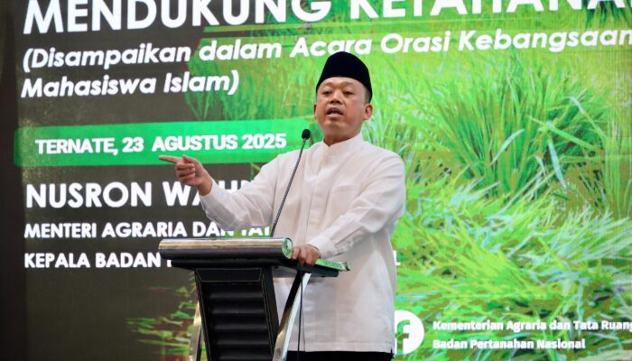 Sampaikan Orasi Kebangsaan di Rakor Regional KAHMI, Menteri Nusron: Penting untuk Mengambil Keputusan secara Adil