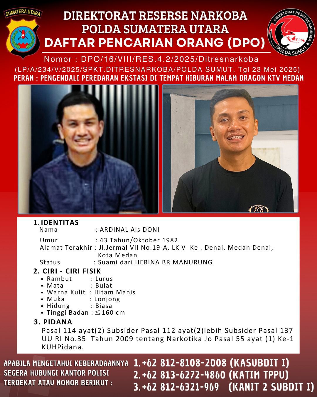 Pemilik Dragon KTV jadi DPO