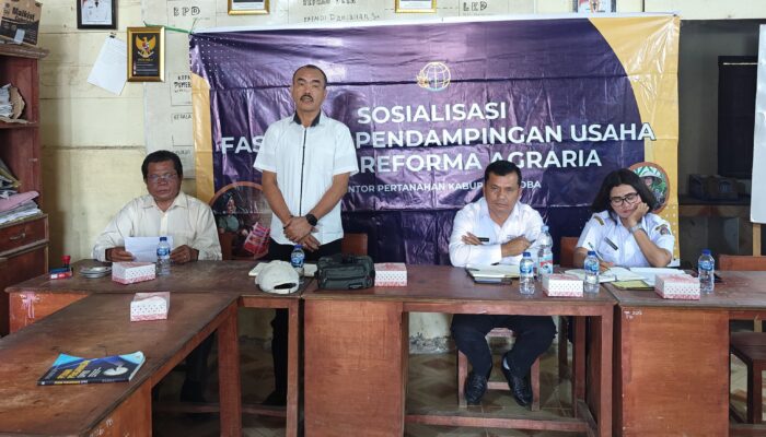 Kantah Toba Dorong Pemberdayaan Masyarakat Lewat Sosialisasi Akses Reforma Agraria