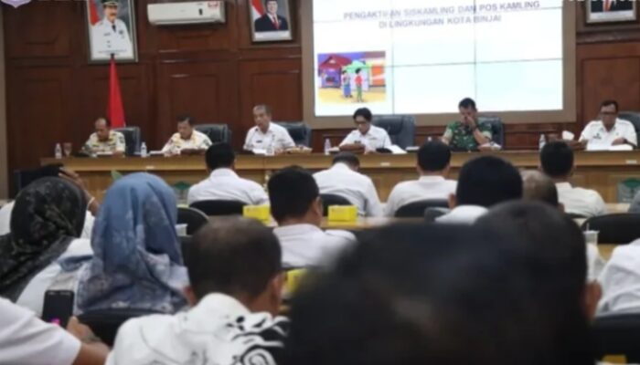 Pemko Binjai Aktifkan Kembali Siskamling dan Poskamling untuk Tingkatkan Keamanan Lingkungan